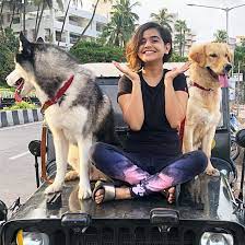 suhani shah with dogs