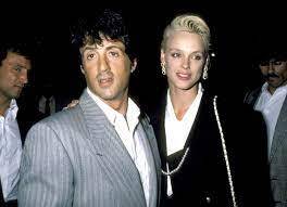 Sylvester Stallone With Brigitte Nielsen